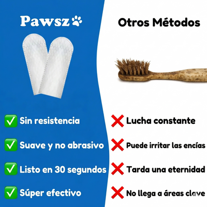 Pawsz™- Toallitas dentales naturales para mascotas